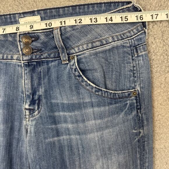 Hudson Women’s Signature Boot Cut Jeans Low Rise  Raw Hem Size 29 - Picture 3 of 11